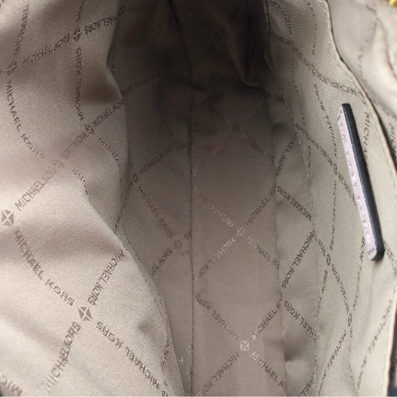 Michael Kors Blush and Cream Logo Crossbody Bag - Picture 6 of 8